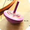 Classic Rainbow Wood Gyro Toy Multicolor Mini Cartoon Wooden Spinning Top Toy Learning Educational Toys for Kids Kindergarten toys 741 S2