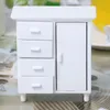 1PC Multi Style Miniature Closet TV Book Cake Bedside Table Cabinet Shelf Legs Cupboard Model Dollhouse Furniture Decor DIY Toys