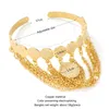 Bracciale Dubai Nappe in oro Braccialetti per donna Arabo Trendy Moneta Gioielli da sposa Taglia Bracciale Cooper304z