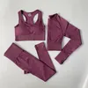2/3 / 4pcs sömlösa kvinnor kläder sportkläder fitness gym set underkläder tracksuit leggings yoga bh sport suitccer jersey