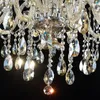 Lámparas colgantes Candelabro Iluminación de cristal Dormitorio moderno Sala de estar Luz K9 Candelabros de lujo