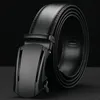 Cinture Peikon cinturino in vera pelle maschile 2021 per uomo cintura sottile di alta qualità fibbia automatica fasce da smoking nere