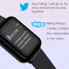 B57 스마트 워치 방수 피트니스 트래커 스포츠 IOS 안드로이드 전화 Smartwatch 심박수 모니터 혈압 기능 A1