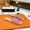 Frauen Mode Hausschuhe 2021SS Sommer Geometrische Casual Sandalen Täglich Atmungsaktive Schuhe Gute Qualität Damen Slipper Designer Schuh