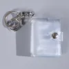 Mini Photo Album Portachiavi Smings Small Istantaneo Picture Album Pendente ID Immagini Stoccaggio Interstizial Pocket Keyring Portachiavi Amante Memoria regalo