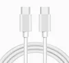 60W 3A Typ-C Fast Laddkablar 1m 3FT PD Sync-kabel för Samsung Huawei Notebook Support QC3.0 30cm 50cm kort 1,5m 2m 65W