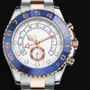 Orologi da polso da uomo meccanico di lusso orologio 44mm 2021 116688 acciaio inossidabile 11 edizione orologi oro rosa blu lunetta in ceramica266H