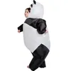 Mascot boneca traje inflável panda traje para mulheres adulto unisex anime urso mascot vestido animal leite gado carnaval festa hallowee