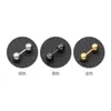 16G Gold color Black Stainless Steel Labret Ring Ear Nail Tongue Nipple Bar Rings Barbell Earring Body Piercing