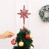 Christmas Decorations DIY Home Decor Tree Topper Party Holiday Prop Office Indoor Treetop Glitter Star Ornament Festival Bar