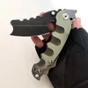 Limited Custom Version Heeter Knifeworks Man of War Heavy Folding Knife Black S35VN Flipper Titanium Knives Outdoor Equipment Tactical Camping Tools Perfect EDC