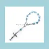 Pearl Vintage Rosary för män kvinnor religiösa smycken många färger wi764 pärlsträngar 2z6ra
