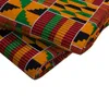 Doux Classique Ankara Africain Imprime Kente Tissu Véritable Cire Pagne 100% Coton Top Afrique Matériel De Couture Pour Robe Afrique Patchwork 210702