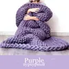 Blankets 13color Hand Chunky Knitted Blanket Thick Yarn Woollike Polyester Bulky Winter Soft Warm Throw Drop5713804