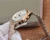 Twaf Time Time المزدوج 47450 A1222 Automatic Mens Watch 18K روز الذهب احتياطي الطاقة الفضة الطلب عصا الفولاذ المقاوم للصدأ سوار سوبر طبعة الساعات puretime g7