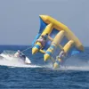 4x3m Exciting Water Sport Games Inflatable Flying Fish Boat Hard-wearing Towable Flyfish For Kids And Adults with Pump2814