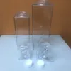 500ml 1000ml Milk Carton Water Bottle Transparent Square High Capacity Cup Plastic Coffee Drink Mug Originality