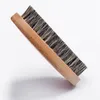 Cepillo de barba de cerdas de jabalí natural para hombres Masaje facial de bambú que hace maravillas para peinar barbas