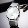 Wristwatches Women Luxury Silver Watches 2021 Fashion Ladies Full Steel Minimalist Quartz Clock Drop