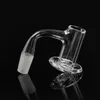 Terp Slurper banger Beveled Edge Quartz Banger med Terp Pearl Ruby Pill For Glas Water Bongs Oljeriggar Vattenpipor