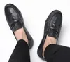 Men Loafers Shoes Fashion Comfy Classic Boat Mens High Quality Leather Driving Footwear Design Shoe