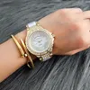 White Silver White Watch Montres de mode 2021 Céramique simulée Femmes Top Poignet Casual Relogios Montre-bracelet