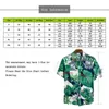 جودة المتناثرة شاطئ قميص الرجال قصيرة الأكمام هاواي عارضة الصيف الأزهار طباعة بلوزة فضفاضة تصفح الرجال بولو