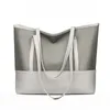 Женская осенняя сумка для плеча мода простая оксфордская сумка с большой емкость