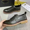 Classique hommes affaires robe Oxfords chaussures à lacets fête mariage chaussures décontractées en cuir véritable bureau marche chaussures en plein air