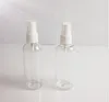 100 ML 50 Stück pro Los Sprühgerät DIY nachfüllbare Kunststoff-Kosmetik-Unterabfüll-Sprühflasche PET-Flasche kostenlos