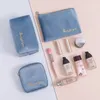 Girls Velvet Organizer Cosmetische tas Vintage zacht toiletpakket Women Travel Make -uptassen Lipstick Pouch Beauty Case Handbag238s