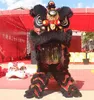 Vuxen lejon dans maskot kostym 2 spelare pelare kinesisk kultur kungfu wushu vårfestival semester karneval evenemang weding birthd259y