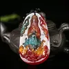 Necklaces & Pendants Jewelry Colorf Riding Dragon Guanyin Charms Jade Pendant Drop Delivery 2021 V2Eqn