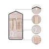 Storage Bags Foldable Soft Frabic Jewelry Bag Roll Case Organizer Container For Earring Necklace Ring Watch Travel