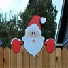 عيد الميلاد الحلي سانتا كلوز الرنة الحلي السياج حديقة ديكور في الهواء الطلق في الحديقة الاحتفالية المناسبات إسقاط 211021
