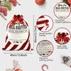 Saco de Papá Noel de Navidad Bolsa de regalo de lona grande con cordón Reutilizable Regalo personalizado para almacenamiento de paquetes de Navidad DHL