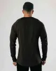 Autunno New Fashion Uomo Abbigliamento da palestra Camicia da corsa Uomo Fitness T-shirt homme Silm Fit T-shirt a maniche lunghe Maglietta sportiva maschile 210421