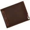 Wallets Menbense Men Leather Wallet Slim Short Functional Portable Card Holder