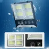 Lámparas de luz solar LED de 180/200/300/400/500W para exteriores, IP65, resistente al agua, reflector de celda de cuatro lados, lámpara de pared para camino de calle y jardín