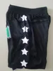 Pantaloncini da squadra Vintage Basket Tasche con cerniera Abbigliamento da corsa Space Jam Nero Appena fatto Taglia S-XXL