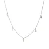 Doux rond Dangle court clavicule collier pour femmes minimalisme bijoux accessoires chaînes