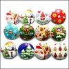 Charm Bracelets Jewelrynoosa Snap Jewelry 100Pcs/Lot Mixed Snaps Buttons 18Mm Christmas Glass Noosa Button Diy Bracelet Drop Delivery 2021 N