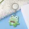 Anime Keurting Tratanage Porte-clés acrylique Sangwoo Yoonbum Frog chaîne de clés pour femmes hommes enfants cadeau de Noël bijoux g1019