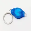 8 Colors Mini Torch KeyChain Ring PK Keyring White LED Lights UV LE D Light Bulbs Micro Key chain Flashlight