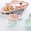3.8 inch Raindrop Shaped Sauce Dishes Small Ceramic Dipping Bowl Plates for Home Kitchen Restaurant Bar