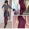 Damenhosen S-3XL Einfarbig Frauen Winter Velet Hosen Weibliche Hohe Elastische Warme Neun Damen Sexy Taille Schlank Leggins Frauen