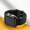 Защитник с измеренным стеклянным экраном   крышка для Apple Watch Case 44 мм 40 мм 45 мм 41 мм 42 мм аксессуары для бампера Iwatch серии 3 4 5 6 SE 7