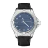 Fashion Blue Dial horloges heren Dual Time Zone Watch Elektronisch aanwijzer display Montre de Luxe polshorloges Rubberen band mannelijke klok