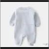 Mamelucos monos ropa bebé niños maternidad gota entrega 2021 primavera otoño 1er cumpleaños nacido bebé niño ropa niña pijamas general