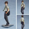 2pcs / set tachibana taki miyamizu mitsuha figur anime film ditt namn pvc action figur samling modell docka leksaker gåva 23cm x0526